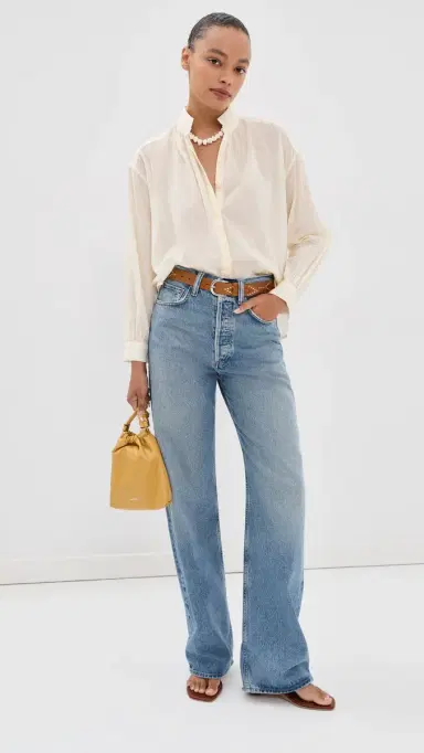 Alix of Bohemia Kiki Button Down Shirt Off White | Thumbnail 5 Alix of Bohemia Kiki Button Down Shirt Off White | Thumbnail 5