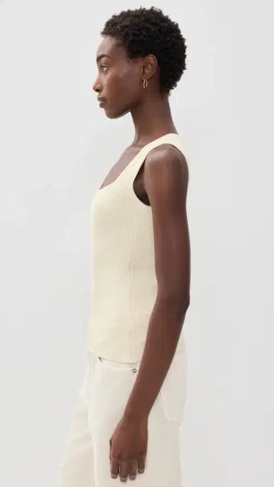DL1961 Ribbed quare Tank Top | Thumbnail 4 DL1961 Ribbed quare Tank Top | Thumbnail 4