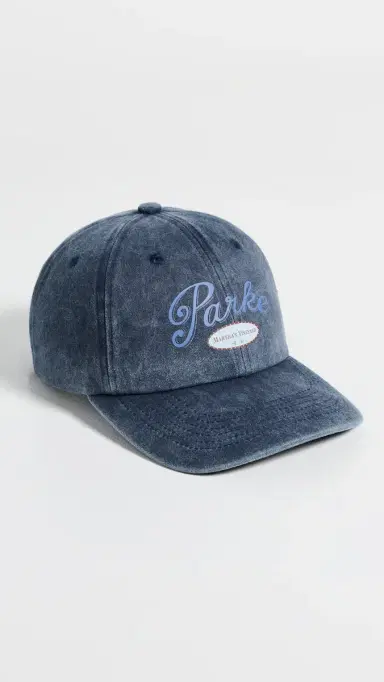 PARKE Martha's Vineyard Baseball Cap Washed Navy One Size | Thumbnail 2 PARKE Martha's Vineyard Baseball Cap Washed Navy One Size | Thumbnail 2