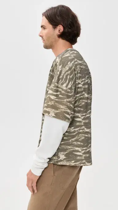 Rhude Tiger Camo Double-Layered Tee | Thumbnail 4 Rhude Tiger Camo Double-Layered Tee | Thumbnail 4