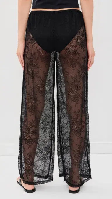 Runaway The Label Moda traight Lace Pants Black | Thumbnail 3 Runaway The Label Moda traight Lace Pants Black | Thumbnail 3