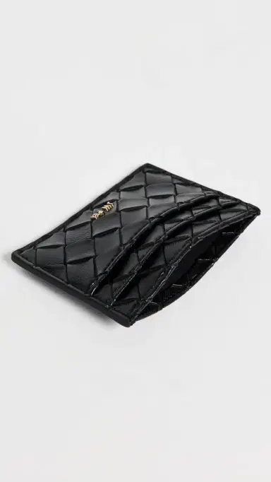 JW PEI Woven Texture Card Holder Black One Size | Thumbnail 5 JW PEI Woven Texture Card Holder Black One Size | Thumbnail 5