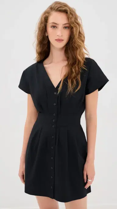 Z Supply Sanna Mini Dress Black M | Thumbnail 2 Z Supply Sanna Mini Dress Black M | Thumbnail 2