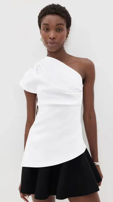 The Garment Glam Asymmetric Top Ecru | Thumbnail 2 The Garment Glam Asymmetric Top Ecru | Thumbnail 2