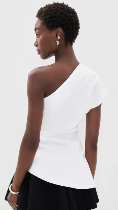 The Garment Glam Asymmetric Top Ecru | Thumbnail 3 The Garment Glam Asymmetric Top Ecru | Thumbnail 3