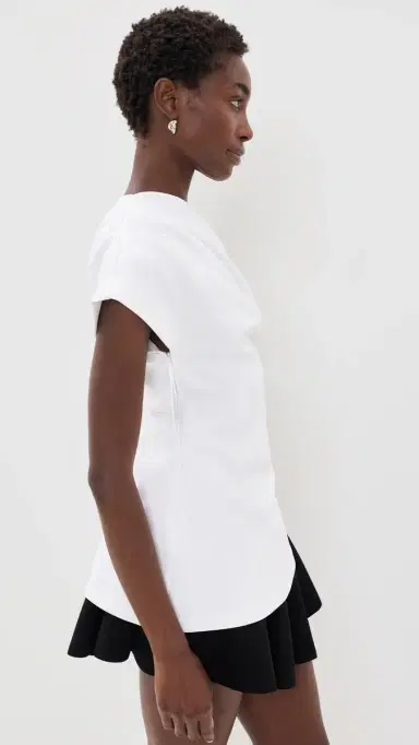 The Garment Glam Asymmetric Top Ecru | Thumbnail 4 The Garment Glam Asymmetric Top Ecru | Thumbnail 4