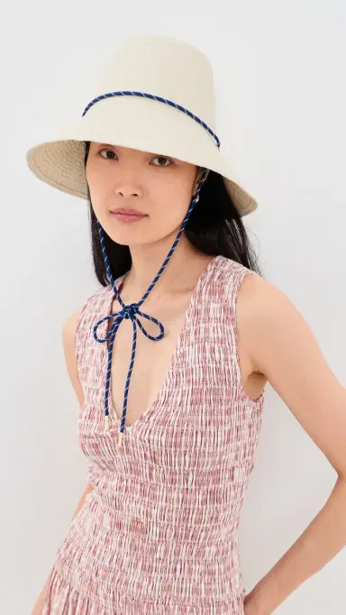 Clare V. Clare V. Romy Straw Hat Natural One Size | Thumbnail 3 Clare V. Clare V. Romy Straw Hat Natural One Size | Thumbnail 3