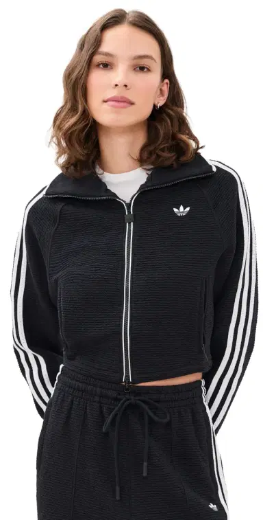 Adidas Firebird Track Top Black/Cloud White L | Thumbnail 1 Adidas Firebird Track Top Black/Cloud White L | Thumbnail 1