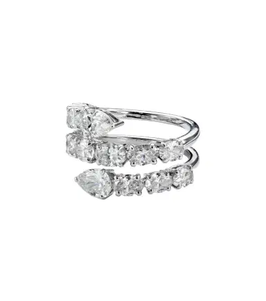Kamyen 18kt white gold ring with diamonds | Thumbnail 1 Kamyen 18kt white gold ring with diamonds | Thumbnail 1