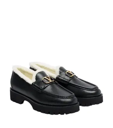 Valentino Garavani VLogo leather loafers | Thumbnail 1 Valentino Garavani VLogo leather loafers | Thumbnail 1