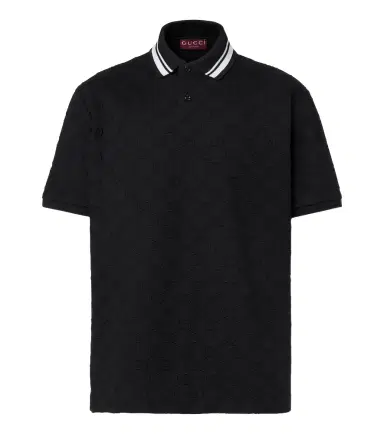 Gucci GG cotton-blend piqué polo shirt | Thumbnail 1 Gucci GG cotton-blend piqué polo shirt | Thumbnail 1