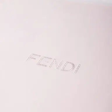 Fendi Pink jersey fleece baby blanket featuring a white edge | Thumbnail 3 Fendi Pink jersey fleece baby blanket featuring a white edge | Thumbnail 3