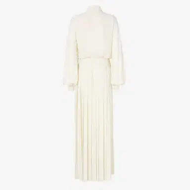 Fendi Long, flowing shirt dress with a plissé pleated skirt that | Thumbnail 2 Fendi Long, flowing shirt dress with a plissé pleated skirt that | Thumbnail 2