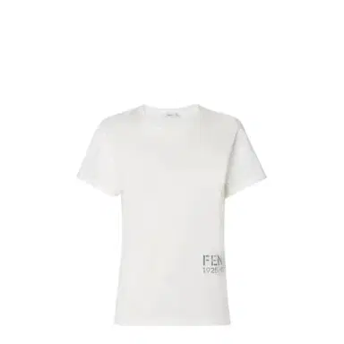 Fendi Slim-fit customised T-shirt with Stencil 1925-FS6383 | Thumbnail 1 Fendi Slim-fit customised T-shirt with Stencil 1925-FS6383 | Thumbnail 1