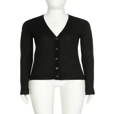 Fendi Slim-fit cardigan with an essential silhouette, V-neck | Thumbnail 1 Fendi Slim-fit cardigan with an essential silhouette, V-neck | Thumbnail 1