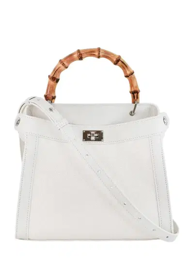 MICHINO Lutece Bamboo Mini Bag - Cream | Thumbnail 4 MICHINO Lutece Bamboo Mini Bag - Cream | Thumbnail 4