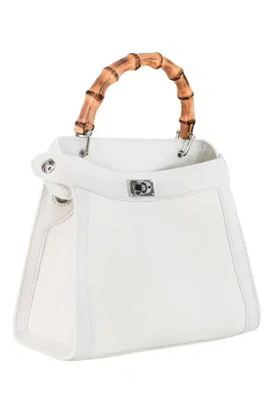 MICHINO Lutece Bamboo Mini Bag - Cream | Thumbnail 5 MICHINO Lutece Bamboo Mini Bag - Cream | Thumbnail 5