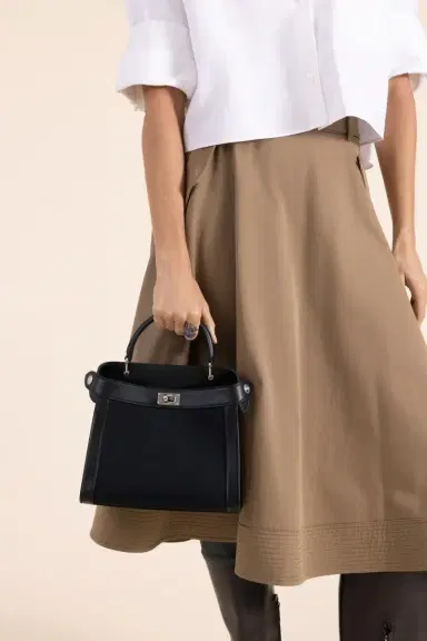 MICHINO Lutece Canvas Mini Bag - Black | Thumbnail 2 MICHINO Lutece Canvas Mini Bag - Black | Thumbnail 2