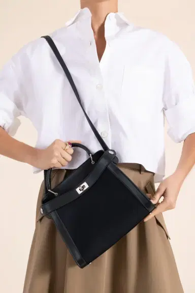 MICHINO Lutece Canvas Mini Bag - Black | Thumbnail 3 MICHINO Lutece Canvas Mini Bag - Black | Thumbnail 3