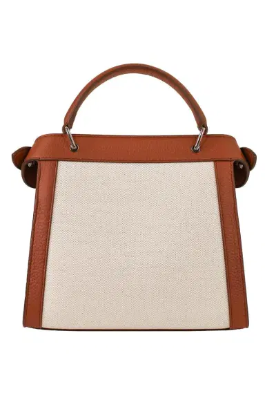 MICHINO Lutece Canvas Mini Bag - Brown | Thumbnail 4 MICHINO Lutece Canvas Mini Bag - Brown | Thumbnail 4