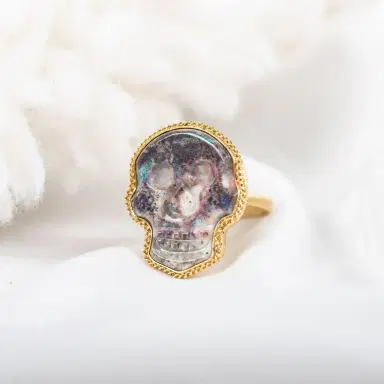 Amáli Amáli One of a Kind 18K Yellow Gold Andamooka Opal Statement Ring Sz. 7 by The Solist | Thumbnail 2 Amáli Amáli One of a Kind 18K Yellow Gold Andamooka Opal Statement Ring Sz. 7 by The Solist | Thumbnail 2