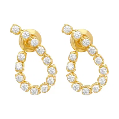 Ina Mar Ina Mar 18K Yellow Gold 1.43 ctw. Round Diamond Earrings by The Solist | Thumbnail 1 Ina Mar Ina Mar 18K Yellow Gold 1.43 ctw. Round Diamond Earrings by The Solist | Thumbnail 1