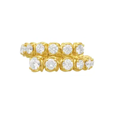 Ina Mar Ina Mar 18K Yellow Gold 2.02 ctw. Round Diamond Wrap Ring Sz. 6 by The Solist | Thumbnail 1 Ina Mar Ina Mar 18K Yellow Gold 2.02 ctw. Round Diamond Wrap Ring Sz. 6 by The Solist | Thumbnail 1