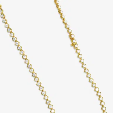 Ina Mar Ina Mar 18K Yellow Gold 6.88 ctw. Round Diamond Tennis Necklace by The Solist | Thumbnail 3 Ina Mar Ina Mar 18K Yellow Gold 6.88 ctw. Round Diamond Tennis Necklace by The Solist | Thumbnail 3