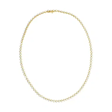 Ina Mar Ina Mar 18K Yellow Gold 6.88 ctw. Round Diamond Tennis Necklace by The Solist | Thumbnail 1 Ina Mar Ina Mar 18K Yellow Gold 6.88 ctw. Round Diamond Tennis Necklace by The Solist | Thumbnail 1