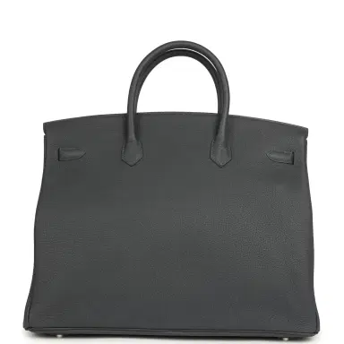 HERMÈS Hermes Birkin 40 Ardoise Togo Palladium Hardware | Thumbnail 4 HERMÈS Hermes Birkin 40 Ardoise Togo Palladium Hardware | Thumbnail 4