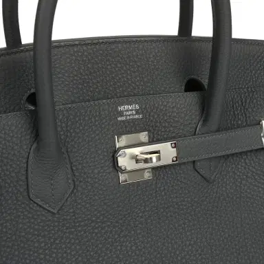 HERMÈS Hermes Birkin 40 Ardoise Togo Palladium Hardware | Thumbnail 7 HERMÈS Hermes Birkin 40 Ardoise Togo Palladium Hardware | Thumbnail 7