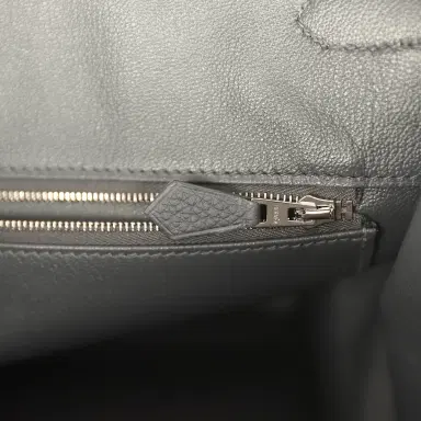 HERMÈS Hermes Birkin 40 Ardoise Togo Palladium Hardware | Thumbnail 9 HERMÈS Hermes Birkin 40 Ardoise Togo Palladium Hardware | Thumbnail 9
