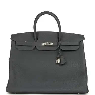 HERMÈS Hermes Birkin 40 Ardoise Togo Palladium Hardware | Thumbnail 1 HERMÈS Hermes Birkin 40 Ardoise Togo Palladium Hardware | Thumbnail 1