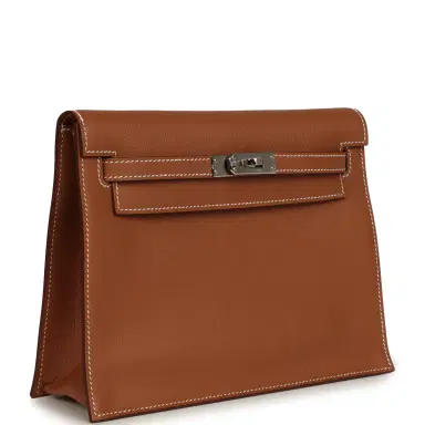 HERMÈS Hermes Kelly Danse Gold Swift Palladium Hardware | Thumbnail 2 HERMÈS Hermes Kelly Danse Gold Swift Palladium Hardware | Thumbnail 2