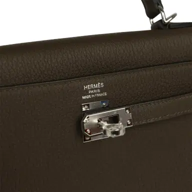 HERMÈS Hermes Kelly Retourne 25 Vert Loden Togo Palladium Hardware | Thumbnail 7 HERMÈS Hermes Kelly Retourne 25 Vert Loden Togo Palladium Hardware | Thumbnail 7