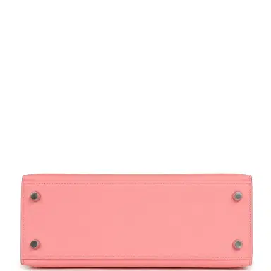 HERMÈS Hermes Kelly Sellier 25 Rose Confetti Epsom Palladium Hardware | Thumbnail 6 HERMÈS Hermes Kelly Sellier 25 Rose Confetti Epsom Palladium Hardware | Thumbnail 6
