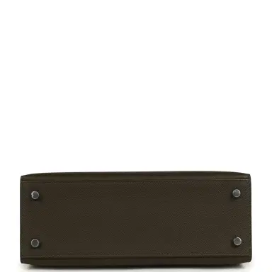 HERMÈS Hermes Kelly Sellier 25 Vert Loden Epsom Palladium Hardware | Thumbnail 6 HERMÈS Hermes Kelly Sellier 25 Vert Loden Epsom Palladium Hardware | Thumbnail 6