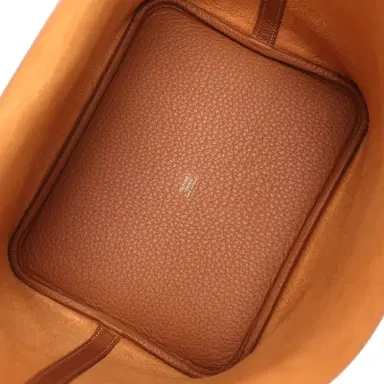 HERMÈS Hermes Picotin Lock 22 Gold Clemence Gold Hardware | Thumbnail 7 HERMÈS Hermes Picotin Lock 22 Gold Clemence Gold Hardware | Thumbnail 7