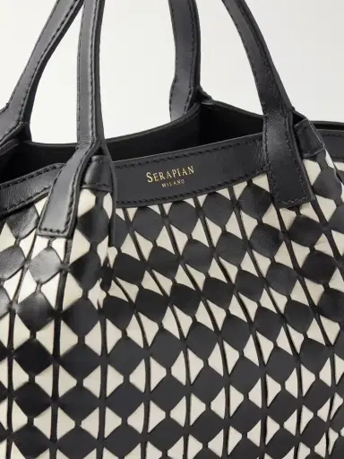 Serapian Mosaico Leather Shoulder Bag | Thumbnail 5 Serapian Mosaico Leather Shoulder Bag | Thumbnail 5