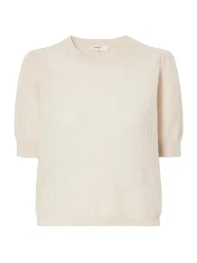 Frame The Gathered Honeycomb Cashmere Sweater | Thumbnail 1 Frame The Gathered Honeycomb Cashmere Sweater | Thumbnail 1
