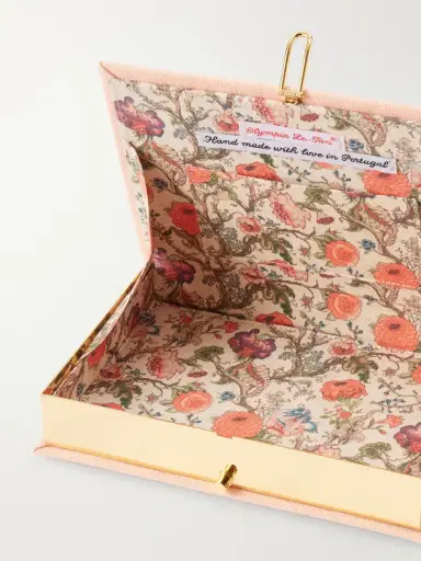 Olympia Le-Tan Good Luck Embroidered Canvas Clutch | Thumbnail 6 Olympia Le-Tan Good Luck Embroidered Canvas Clutch | Thumbnail 6