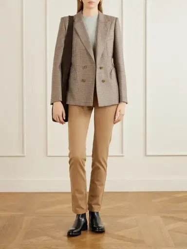 Purdey Stretch Cotton, Tencel™ And Silk-blend Twill Slim-leg Pants | Thumbnail 2 Purdey Stretch Cotton, Tencel™ And Silk-blend Twill Slim-leg Pants | Thumbnail 2