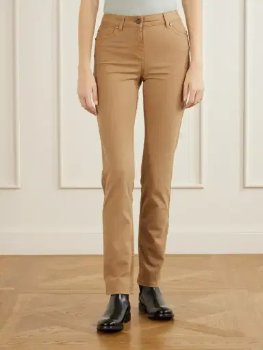 Purdey Stretch Cotton, Tencel™ And Silk-blend Twill Slim-leg Pants | Thumbnail 3 Purdey Stretch Cotton, Tencel™ And Silk-blend Twill Slim-leg Pants | Thumbnail 3