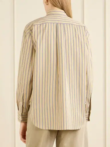 Polo Ralph Lauren Logo-embroidered Striped Cotton Shirt | Thumbnail 4 Polo Ralph Lauren Logo-embroidered Striped Cotton Shirt | Thumbnail 4