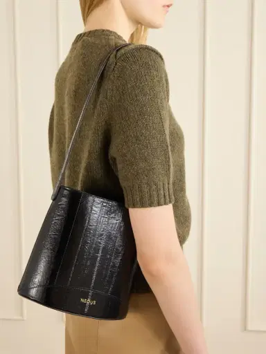 NEOUS Pardalis 2.0 Eel-effect Leather Shoulder Bag | Thumbnail 2 NEOUS Pardalis 2.0 Eel-effect Leather Shoulder Bag | Thumbnail 2
