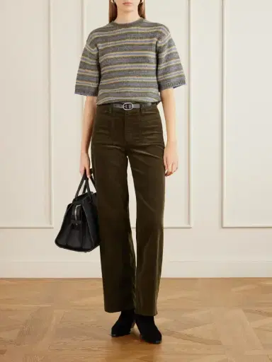 Frame Le Slim Palazzo Modernist Cotton-blend Corduroy Wide-leg Pants | Thumbnail 2 Frame Le Slim Palazzo Modernist Cotton-blend Corduroy Wide-leg Pants | Thumbnail 2