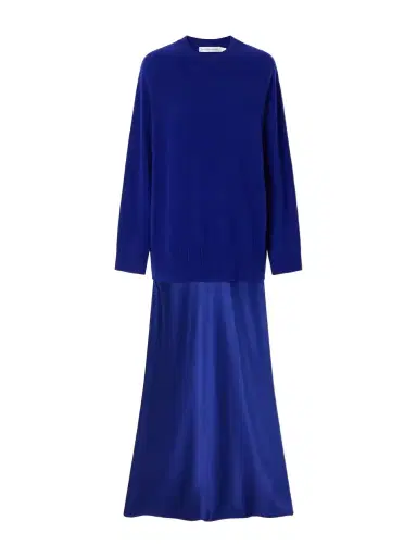 Christopher Esber Monument Cashmere And Silk-satin Maxi Dress | Thumbnail 1 Christopher Esber Monument Cashmere And Silk-satin Maxi Dress | Thumbnail 1
