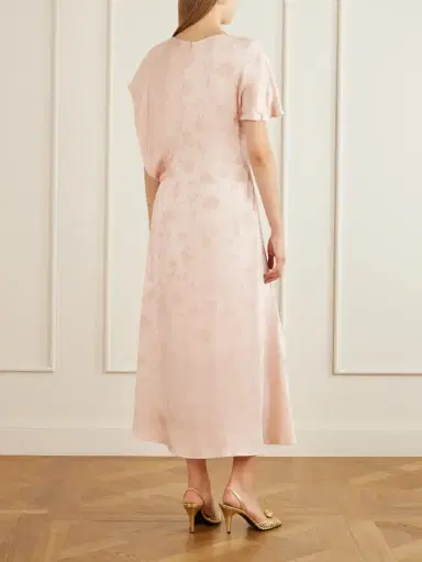 Erdem Floral-jacquard Crepon Midi Dress | Thumbnail 3 Erdem Floral-jacquard Crepon Midi Dress | Thumbnail 3