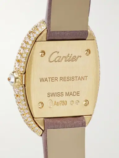 Cartier Baignoire 31.4mm Small 18-karat Gold, Alligator And Diamond Watch | Thumbnail 4 Cartier Baignoire 31.4mm Small 18-karat Gold, Alligator And Diamond Watch | Thumbnail 4