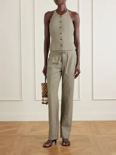 Christopher Esber Banyan Wool-blend Straight-leg Pants | Thumbnail 2 Christopher Esber Banyan Wool-blend Straight-leg Pants | Thumbnail 2